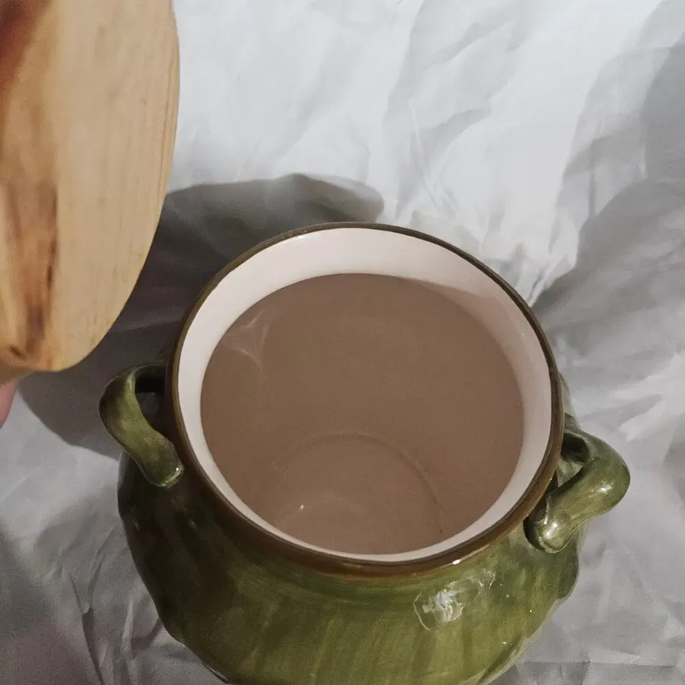 Canister Olive with Lid